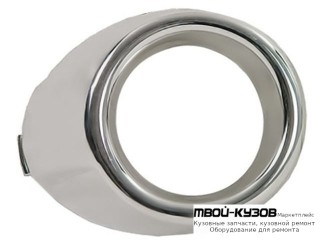 РЕШЕТКА БАМПЕРА ПЕРЕДНИЙ ПРАВАЯ СТОРОНА П/ПРОТИВОТУМ ХРОМ (ТАЙВАНЬ) для Ford FIESTA (2008-)