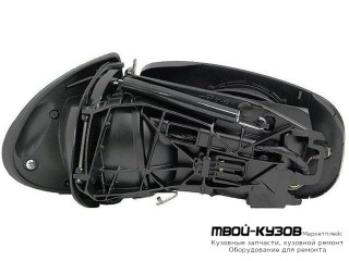 ЗЕРКАЛО ЛЕВАЯ СТОРОНА ЭЛЕКТР С ПОДОГРЕВОМ , АВТОСКЛАДЫВ , ПАМЯТЬЮ 13 КОНТ БЕЗ КРЫШК (ASPHERICAL) (ТАЙВАНЬ) для Mercedes W220 (10.1998-)