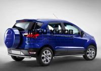 R.1805.004 - ЗАЩИТА ЗАДНЕГО БАМПЕРА d57 (RIVAL) Ford EcoSport (2014-)