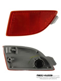 ФОНАРЬ-КАТАФОТ ЛЕВАЯ СТОРОНА В ЗАДНИЙ БАМПЕР (ХЭТЧБЭК) (DEPO) для Mazda 3 (2009-)