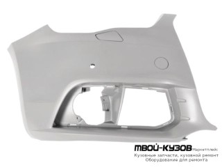 БАМПЕР ПЕРЕДНИЙ ПРАВАЯ СТОРОНА С ОТВЕРСТИЯМИ ПОД ОМЫВАТЕЛЬ ФАР (ТАЙВАНЬ) для Audi A1 (2010-)