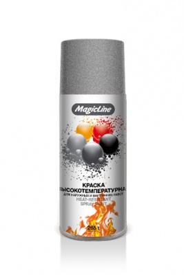 Краска термостойкая серебристая (265г) RAL 9006