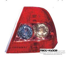 ФОНАРЬ ЗАДНИЙ ВНЕШНИЙ ПРАВАЯ СТОРОНА (СЕДАН) (DEPO) для Toyota COROLLA DE120 / ZE120 (2002-) СЕДАН / УНИВЕРСАЛ