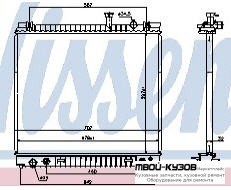 РАДИАТОР ОХЛАЖДЕНИЯ AT (см.каталог) для Infiniti QX 56 (2008-), Nissan ARMADA / TITAN (2004-)