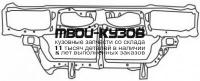 MBGAL99-380 - СУППОРТ РАДИАТОРА (ТАЙВАНЬ) Mitsubishi Galant 8 (1999-2001)