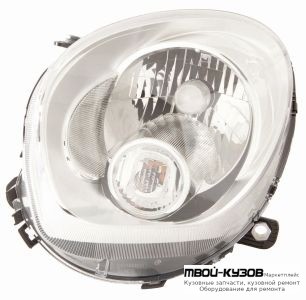 ФАРА ЛЕВАЯ СТОРОНА С КОРРЕКТОР УКАЗАТЕЛЬ ПОВОРОТА (DEPO) ПРОЗРАЧНЫЙН для Mini COOPER COUNTRYMAN (2010-)