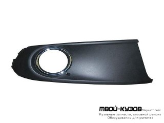 РЕШЕТКА БАМПЕРА ПЕРЕДНИЙ ПРАВАЯ СТОРОНА С ОТВЕРСТИЯМИ ПОД ПРОТИВОТУМАННЫЕ ФАРЫ (СЕДАН) (КИТАЙ) для Volkswagen POLO (09.2010 - 2020)