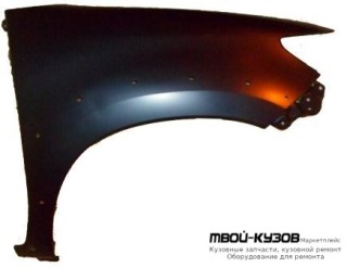 КРЫЛО ПЕРЕДНИЙ ПРАВАЯ СТОРОНА С ОТВ П/РАСШИРИТ , БЕЗ ОТВ ПОД ПОВТОРИТЕЛЬ (ориг.) для Toyota HILUX (2011-2015)