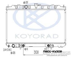 РАДИАТОР ОХЛАЖДЕНИЯ AT (дизель) для Nissan ALMERA N16E (2002-), Nissan BLUEBIRD SYLPHY 2000- / SYLPHY 2016-, Nissan PRIMERA P12 (2002-)