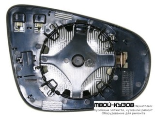 СТЕКЛО ЗЕРКАЛА ЛЕВАЯ СТОРОНА С ПОДОГРЕВОМ (ASPHERICAL) (ТАЙВАНЬ) для Volkswagen GOLF VI (2009-2011)