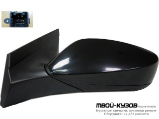 ЗЕРКАЛО ЛЕВАЯ СТОРОНА ЭЛЕКТР БЕЗ ПОДОГРЕВОМ (КИТАЙ) для Hyundai SOLARIS (2011-)