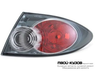 ФОНАРЬ ЗАДНИЙ ВНЕШНИЙ ПРАВАЯ СТОРОНА (СЕДАН) (ХЭТЧБЭК) ВНУТРИ ХРОМ (КИТАЙ) для Mazda 6 (2002-2007)