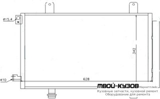 SX-4 КОНДЕНСАТОР КОНДИЦИОНЕРА (см.каталог) для Suzuki SX-4 (2006-)