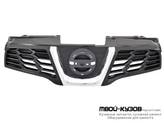 РЕШЕТКА РАДИАТОРА С ХРОМ МОЛДИНГ (ТАЙВАНЬ) для Nissan QASHQAI (2007-)