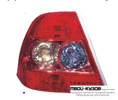 ФОНАРЬ ЗАДНИЙ ВНЕШНИЙ ЛЕВАЯ СТОРОНА (СЕДАН) (DEPO) для Toyota COROLLA DE120 / ZE120 (2002-) СЕДАН / УНИВЕРСАЛ
