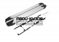 F173AL.5502.2 - ПОРОГИ-ПОДНОЖКИ (КОМПЛЕКТ) Silver (RIVAL) Suzuki Grand Vitara (2005-2008)