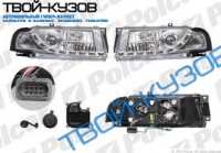 OCTAVIA 01-ФАРЫ ДНЕВНОЙ СВЕТ С ЛИТЫМ ПОВОРОТНИКОМ ЛИНЗОВАННЫЕ ХРОМ