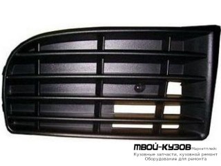 РЕШЕТКА БАМПЕРА ПЕРЕДНИЙ ПРАВАЯ СТОРОНА БЕЗ ОТВЕРСТИЙ ПОД ПРОТИВОТУМАННЫЕ ФАРЫ (ТАЙВАНЬ) для Volkswagen GOLF V (10.2003-)