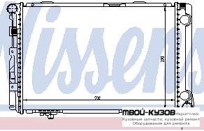 РАДИАТОР ОХЛАЖДЕНИЯ (см.каталог) для Mercedes W124 (01.1985 - 08.1989) (09.1989 - 06.1993) E124 (07.1993 - 06.1995)
