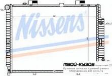 РАДИАТОР ОХЛАЖДЕНИЯ (см.каталог) для Mercedes W210 (08.1995 - 08.1999) (09.1999 - 06.2002)