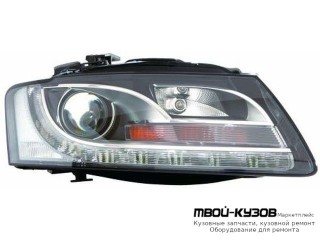 ФАРА ПРАВАЯ СТОРОНА ЛИНЗОВАННАЯ С КОРРЕКТОР , (DEVIL EYES) , (КСЕНОН) (DEPO) для Audi A5 (2007-)