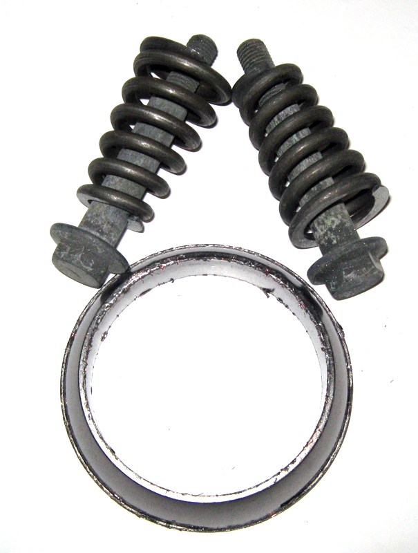 Хомут глушителя ВАЗ-2110 катализатора (кольцо графит. с болтами и пруж.) в уп.