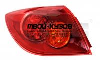11-6118-a1-2b - ФОНАРЬ ЛЕВЫЙ ЗАДНИЙ в крыло (TYC) Mazda 3 BK хэтчбек (2004-2005)