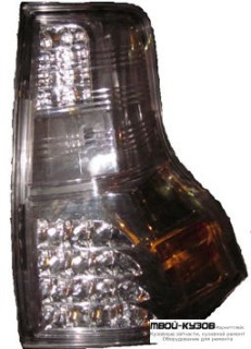 ФОНАРЬ ЗАДНИЙ ВНЕШНИЙ ЛЕВАЯ + ПРАВАЯ (КОМПЛЕКТ) ТЮНИНГ С ДИОД (SONAR) ТОНИР ВНУТРИ ХРОМ для Toyota LANDCRUISER PRADO 150 (2009-2017)