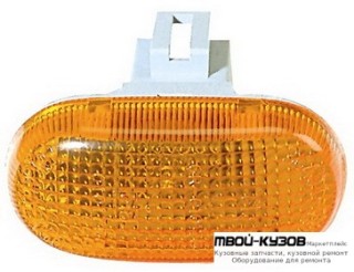 ПОВТОРИТЕЛЬ ПОВОРОТА В КРЫЛО ЛЕВАЯ = ПРАВАЯ (DEPO) ЖЕЛТ для Suzuki GRAND VITARA (1998-) CHEVROLET TRACKER (1999-) XL7 (2001-2006)
