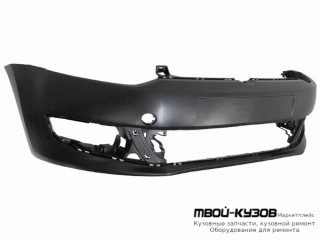 БАМПЕР ПЕРЕДНИЙ БЕЗ ОТВ П/ОМЫВАТЕЛЬ ФАР (ХЭТЧБЭК) (КИТАЙ) для Volkswagen POLO (09.2010 - 2020)