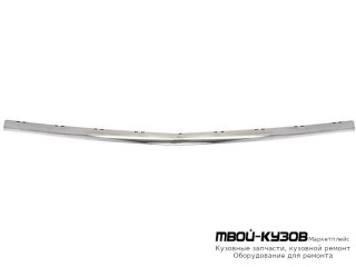 МОЛДИНГ БАМПЕРА ЗАДНИЙ ЦЕНТРАЛ (ELEGANCE) ХРОМ (ТАЙВАНЬ) для Mercedes W202 (06.1993 - 06.2000)