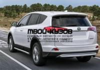 R.5718.004 - ЗАЩИТА ЗАДНЕГО БАМПЕРА d57 (RIVAL) Toyota Rav4 (2015-)