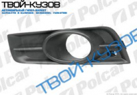 CRUZE 09- РЕШЕТКА В БАМПЕР ЛЕВАЯ С ОТВ