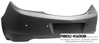 БАМПЕР ЗАДНИЙ С ОТВ ПОД ДАТЧИКИ , ГРУНТ (ТАЙВАНЬ) для Opel INSIGNIA (2008-)