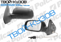 GOLF4/BORA 98- ЗЕРКАЛО ЛЕВОЕ МЕХАНИЧЕСКОЕ АСФЕРИЧЕСКОЕ