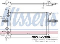 РАДИАТОР ОХЛАЖДЕНИЯ (NISSENS) (см.каталог) для Opel ASTRA (03.1998 - 2003), Opel ZAFIRA (04.1999 - 06.2004)