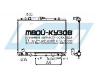 MBPAS97-912 - РАДИАТОР ОХЛАЖДЕНИЯ (ТАЙВАНЬ) Mitsubishi Pajero Sport (1997-2003)