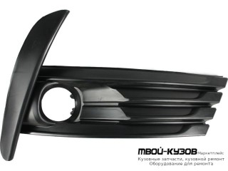 РЕШЕТКА БАМПЕРА ПЕРЕДНИЙ ПРАВАЯ СТОРОНА С ОТВЕРСТИЯМИ ПОД ПРОТИВОТУМАННЫЕ ФАРЫ (КИТАЙ) для Toyota COROLLA E180 (2013-)