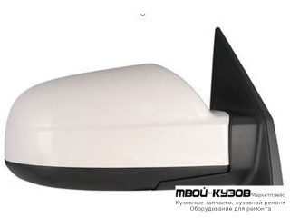 ЗЕРКАЛО ПРАВАЯ СТОРОНА ЭЛЕКТР С ПОДОГРЕВОМ (CONVEX) ГРУНТ (ТАЙВАНЬ) для Hyundai TUCSON (04.2004-)