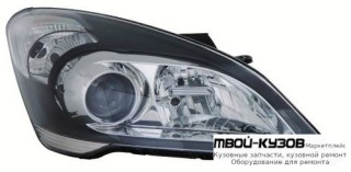 ФАРА ПРАВАЯ СТОРОНА ПОД КОРРЕКТОР (DEPO) для KIA CEED (2007-2011)
