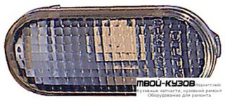 ПОВТОРИТЕЛЬ ПОВОРОТА В КРЫЛО ЛЕВАЯ = ПРАВАЯ ОВАЛЬН ТОНИР (КИТАЙ) для Volkswagen GOLF III (11.1991 - 09.1997), Volkswagen PASSAT B4 (11.1993 - 10.1996), Volkswagen POLO ХЭТЧБЭК (11.1995 - 08.1999), Volkswagen SHARAN (10.1995 - 03.2000) / FD GALAXY (07.1995