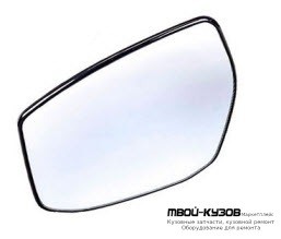 СТЕКЛО ЗЕРКАЛА ЛЕВАЯ СТОРОНА С ПОДОГРЕВОМ (КИТАЙ) для Nissan TEANA (2013-)