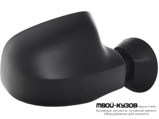 корпус монолитный!)} ЗЕРКАЛО ПРАВАЯ СТОРОНА БОЛЬШ ЭЛЕКТР С ПОДОГРЕВОМ (aspherical) (Тайвань) ЧЁРНЫЙ для Renault LOGAN (2005-2014), Renault SANDERO (2008-)