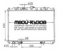 NNXTR01-912 - РАДИАТОР ОХЛАЖДЕНИЯ (ТАЙВАНЬ) Nissan X-Trail T30 (2004-2006)