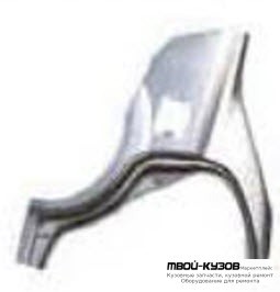 КРЫЛО ЗАДНИЙ ЛЕВАЯ СТОРОНА (СЕДАН) (КИТАЙ) для Chevrolet AVEO T250 (2006-), Ravon NEXIA R3 (2016-)