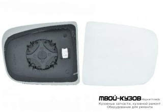 СТЕКЛО ЗЕРКАЛА ПРАВАЯ СТОРОНА ВЕРХН С ПОДОГРЕВОМ (CONVEX) (ТАЙВАНЬ) для Iveco DAILY (2006-)
