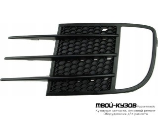 РЕШЕТКА БАМПЕРА ПЕРЕДНИЙ ЛЕВАЯ СТОРОНА С ОТВЕРСТИЯМИ ПОД ПРОТИВОТУМАННЫЕ ФАРЫ (ТАЙВАНЬ) для Volkswagen GOLF VI (2009-2011)