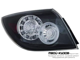 ФОНАРЬ ЗАДНИЙ ВНЕШНИЙ ЛЕВАЯ СТОРОНА (СЕДАН) ПРОЗРАЧНЫЙ С ДИОД ГАБАРИТ , СТОП СИГНАЛ (КИТАЙ) для Mazda 3 (2004-)