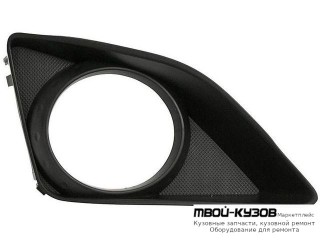 РЕШЕТКА БАМПЕРА ПЕРЕДНИЙ ЛЕВАЯ СТОРОНА С ОТВЕРСТИЯМИ ПОД ПРОТИВОТУМАННЫЕ ФАРЫ (ТАЙВАНЬ) для Toyota COROLLA E150 (2006-) СЕДАН