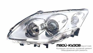 ФАРА ЛЕВАЯ СТОРОНА ЛИНЗОВАННАЯ ПОД КОРРЕКТОР (DEPO) для Renault LAGUNA (2007-)